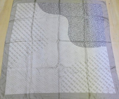 Foulard 100% Reine Seide Silk Soie Vintage Damen (608) 88Cm X 88Cm