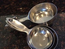 Amco Advanced Performance Measuring Cups Baking Supplies, Multisizes, Silver