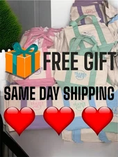 Trader Joe's Pastel Mini Canvas Tote Bags 2025 LIMITED EDITION NWT LOT OF 4