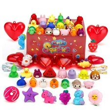 28 Pack Mochi Squishy Toys, Party Favors for Kids Ages 4-8-12, Mini 28PACK