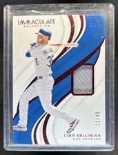 2019 Panini Immaculate Cody Bellinger Red #/49 Dodgers