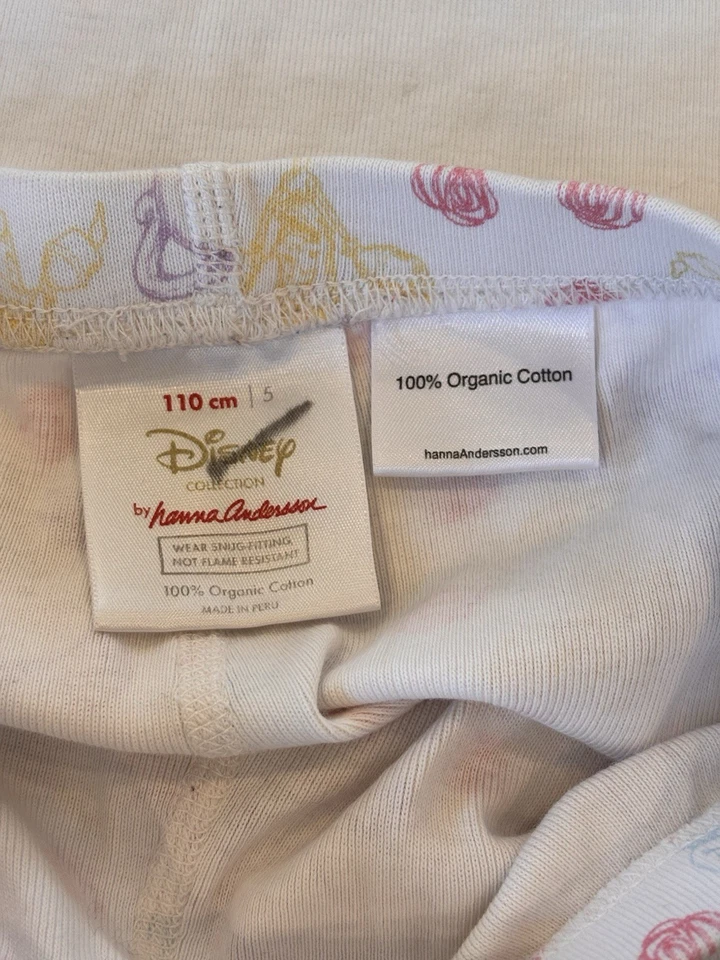 Juego de Pijama Hanna Andersson Disney La Bella y la Bestia Bella Talla 5 110 cm Foto 4 de 4