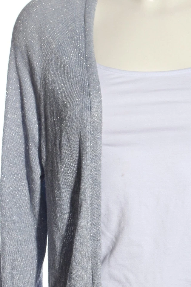 MANGO Cárdigan Mujeres Chaqueta Talla EU 38 gris claro look casual - Imagen 3 de 4