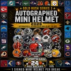 CINCINNATI BENGALS 2026 GOLD RUSH SIGNED NFL FOOTBALL MINI HELMET LIVE FRIDAY
