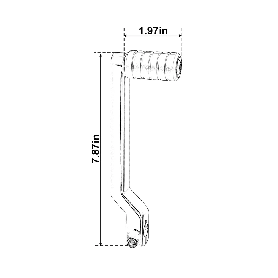 Palanca de cambios de talón y puntera para Harley Touring Electra Road Glide King 88-23 22 Foto 3 de 4