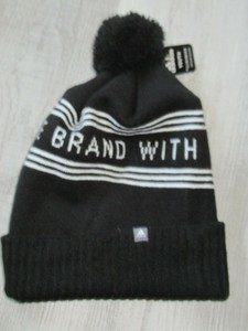 adidas striped beanie