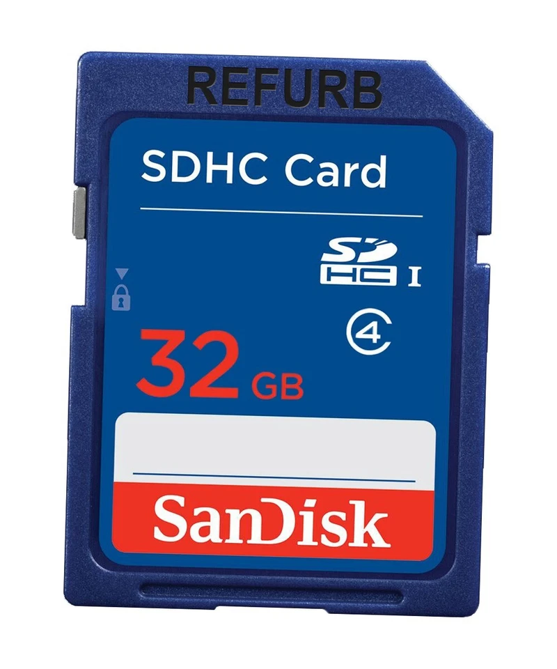 LOTE 10x Tarjeta SanDisk SD 32GB Clase 4 SDHC SDSDB-032G-B35 tarjeta de memoria 32 GB 10x Foto 3 de 4
