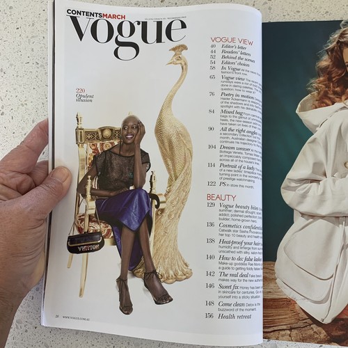 Vogue Australia x 5 magazines 2008-2011 Claudia Schiffer Keira Knightley - Picture 15 of 15