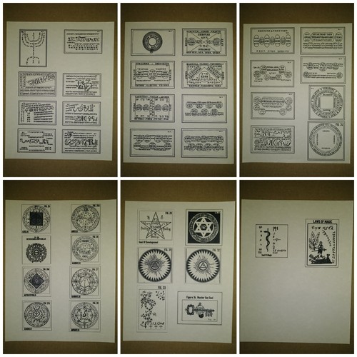 38 Seals Set 6th & 7th Books Of Moses 8-1/2" x 11" Sheets - Bild 2 von 9