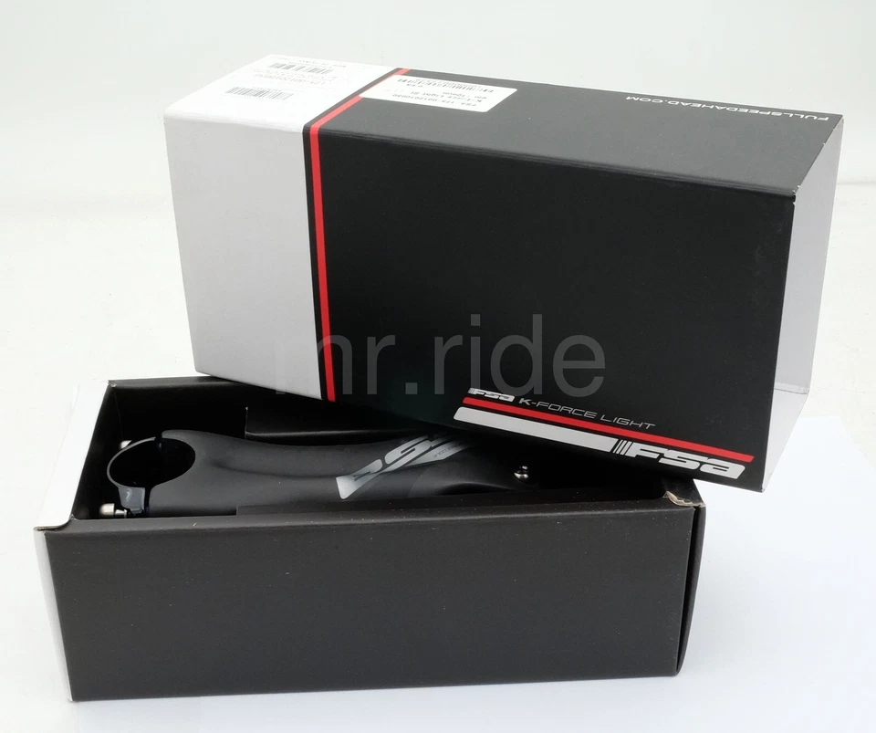 FSA K-Force Light Stem 1-1/4",1-1/8",100/110/120/130mm, ±6 deg UD Carbon Matt - Image 4 of 4