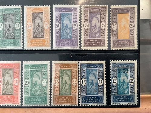DAHOMEY. COLONIE FRANÇAISE. 62 TIMBRES NEUFS LUXES DIFFÉRENTS.1912/44. +DE 230 E - Foto 8 di 16