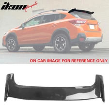 Fits 18-23 Crosstrek & 17-23 Impreza IKON Roof Spoiler Carbon Fiber Print ABS