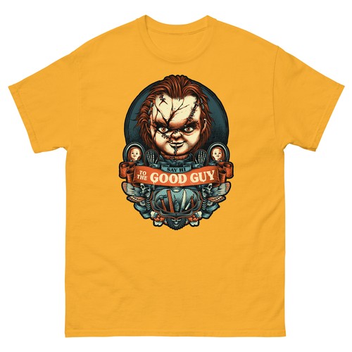 040S - T-shirt Chucky Say Hi To The Good Guy - Men's classic tee - Picture 9 of 14