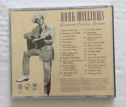 The Country Music Hall of Fame Presents Hank Williams CD - Imagen 2 de 5
