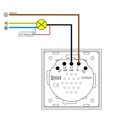 LIVOLO Touch Glas Lichtschalter Steckdosen Taster Dimmer Satdose Wechselschalter - Bild 308 von 320