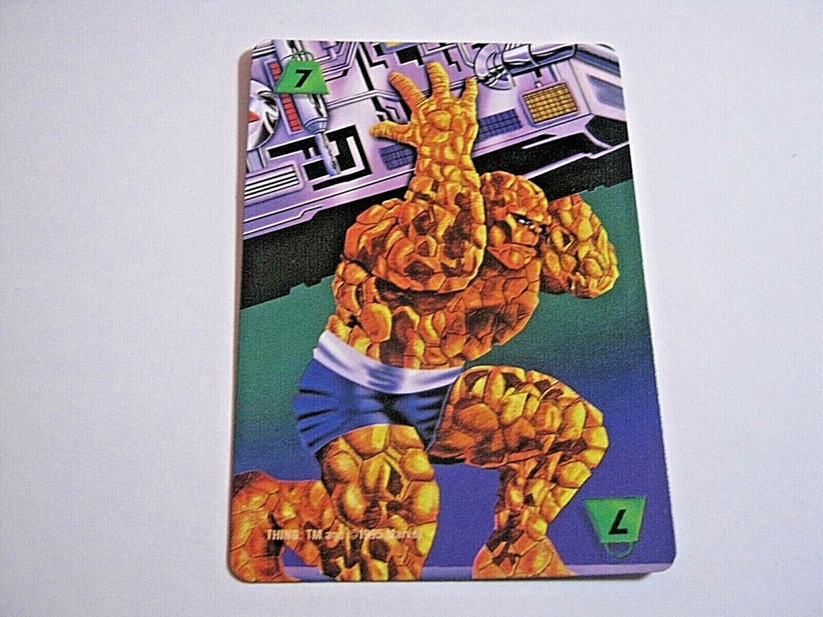 1995 Marvel Overpower Collectible Card Game The Thing Card 1995 Marvel Overpower Collectible Card Game The Thing Card
