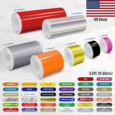 1" to 8" PinStriping Solid Racing Stripe Tape Car Styling Decals Vinyl Stickers