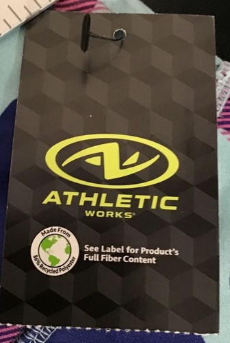 LEGGING GIRLS L (10/12) Camo Pink Blue ATHLETIC WORKS ACTIVE LEGGINGS Dri Works - Picture 5 of 8