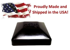 Plastic Fence Post Black Caps 6X6 (5-5/8" x 5-5/8")