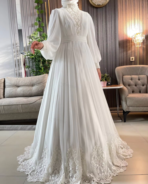 chinese dress ladies Black) (3 Colour) (L-7XL) Giovanna Lace Plus Size Abaya Long Sleeve L   Pluspreorder