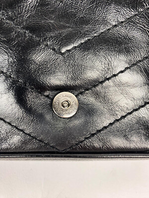 [Saint Laurent] Monogramma Matlace Van Wallet ☆送料込☆ Saint Laurent Classic Monogram Wallet on Chain Matelasse 414221