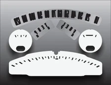 White Face Gauges for 1957-1958 Ford Fairlane