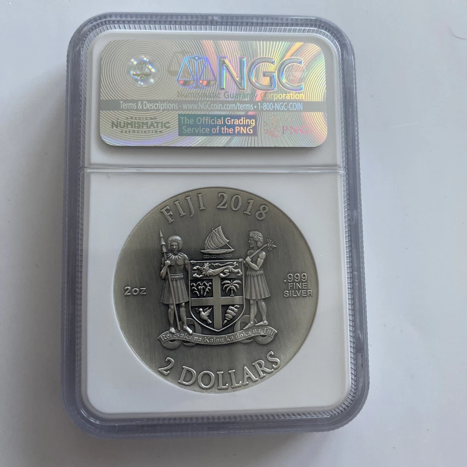 2018 MARVEL AVENGERS: INFINITY WAR - THANOS 2 OZ. SILVER COIN NGC PF69 ANTIQUED - Image 3 of 4