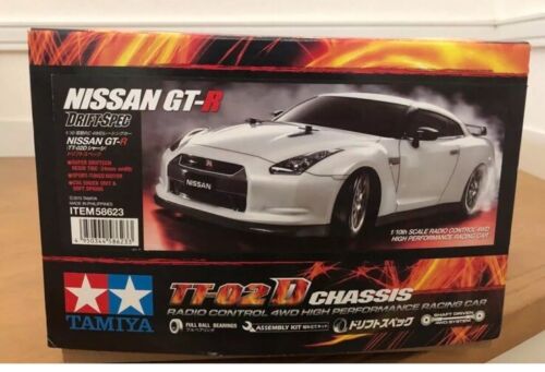 Tamiya 1/10 Electric RC Car Series No.623 Nissan GT-R (TT-02D Chassis) Drift Spe - Picture 2 of 6