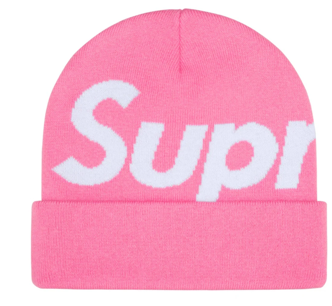 Bonnet rose Supreme Big Logo FW24
