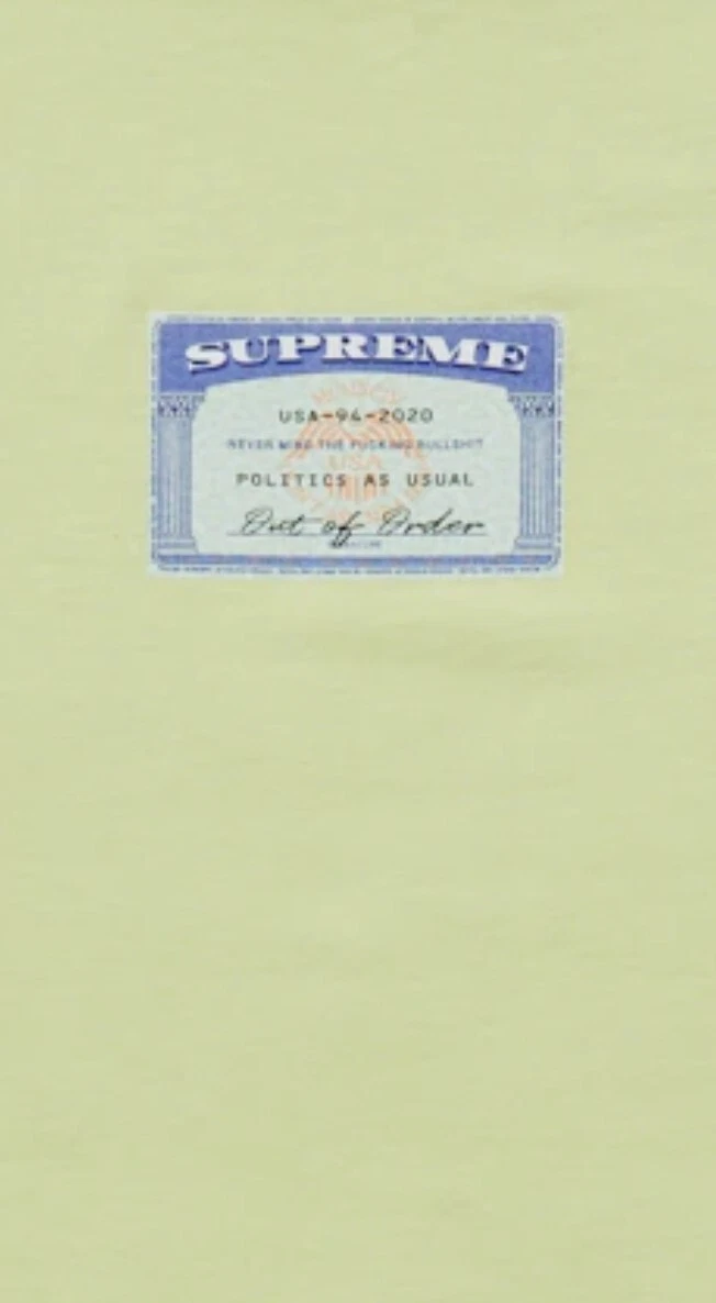 Tee shirt homme Supreme Social comme neuf pâle taille XL SS20