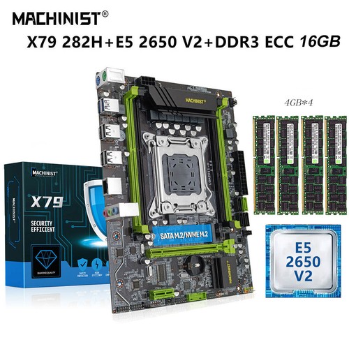 X79 Motherboard LGA 2011 + Xeon E5 2650 V2 CPU 16GB DDR3 ECC RAM SATA NVME M.2 - Picture 12 of 12