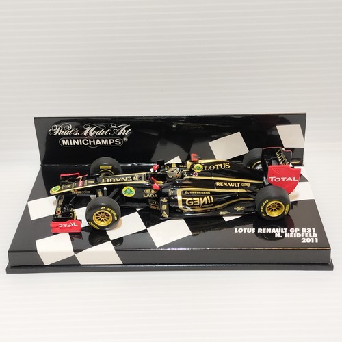 MINICHAMPS 1/43 Lotus Renault GP R31 Nick Heidfeld 2011 410110009