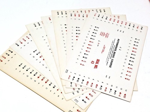 Juego de cartas vintage de 1950 Auto Bridge Autobridge Play Yourself caja original - Imagen 8 de 10