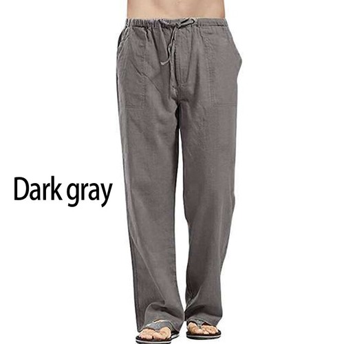 Mens Pants Travel Joggers Bottom Loose Fit Sweat Casual Pants Trousers Beach New - Picture 9 of 19
