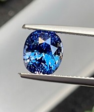 CERTIFIED Blue Sapphire Unheated Burmese 4.18ct   9x7mm BS0200 