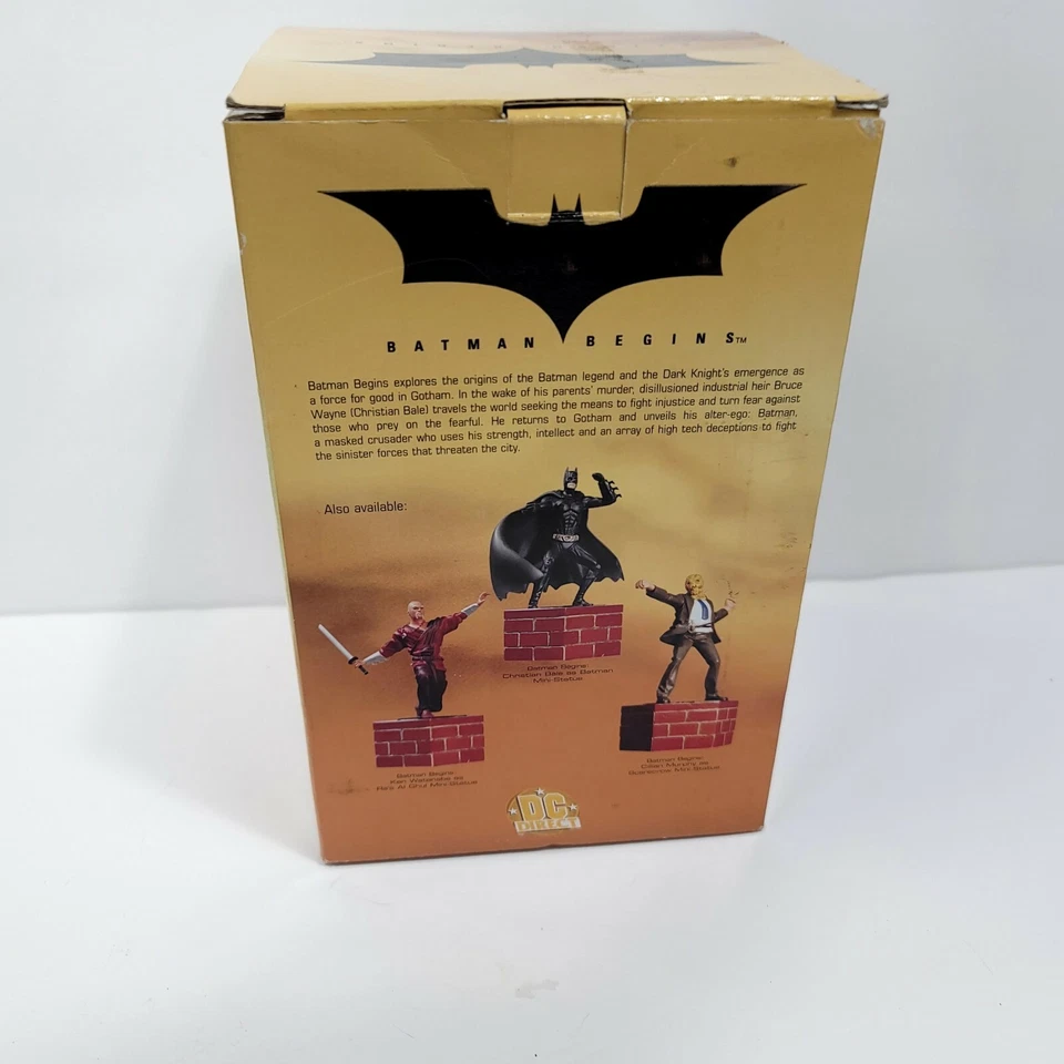 DC Batman Begins Christian Bale Batman Porcelain Hand Painted Bust New - Image 3 of 4