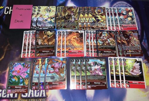 Digimon CCG Deck - Phoenixmon X Antikörper - Garudamon Ace, Biyomon, Sora, Kristy - Bild 2 von 3