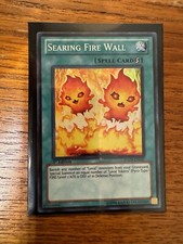 Searing Fire Wall - HA05-EN027 - Yugioh Super Rare 1st Edition - LP