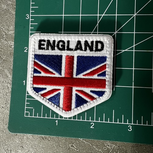 🔥 UK FLAG PATCH UNION JACK Great Britain ENGLAND Badge EMBLEM VELCRO® Hook Loop - Picture 2 of 4