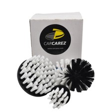 3 Pcs/set Drill Brush Power Scrubber Drill Attachments Cleaning Soft White