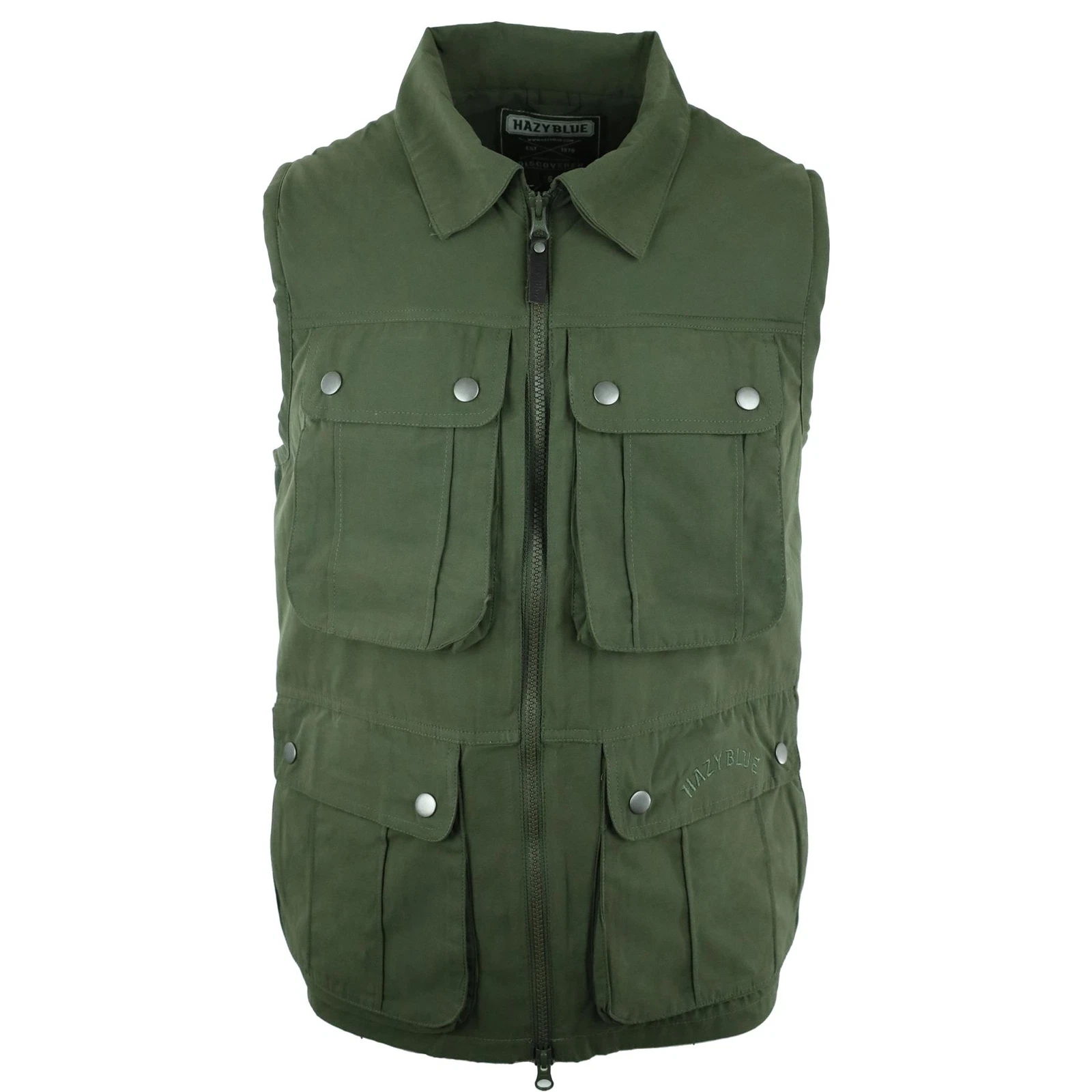 Hazy Blue DISCOVERER Mens Bodywarmer Gilet Work Hunting Fishing Travel Photo
Opens in a new window o