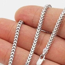 Sterling Silver 2.5mm Franco Box Chain (Hollow) 16"-30"