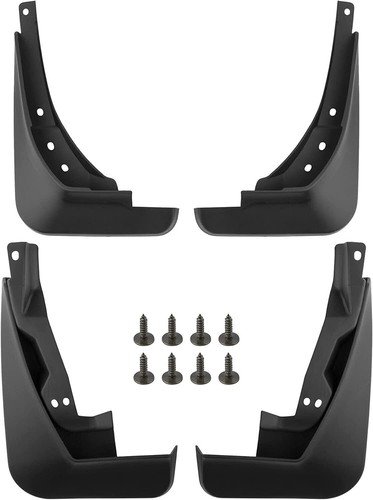Genuine Front & Rear Splash Guards Mud Flaps For 2020-2024 Audi A4 B9 Saloon - Picture 4 of 9