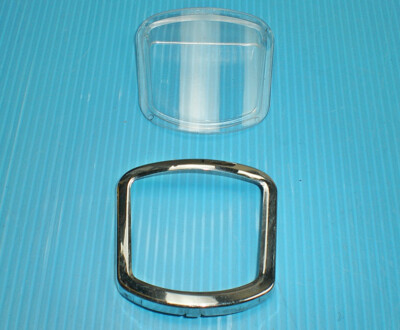 KS 50 Combinette Falconette Tacho Chromring Eckig + Glas passend für Zündapp NEU
