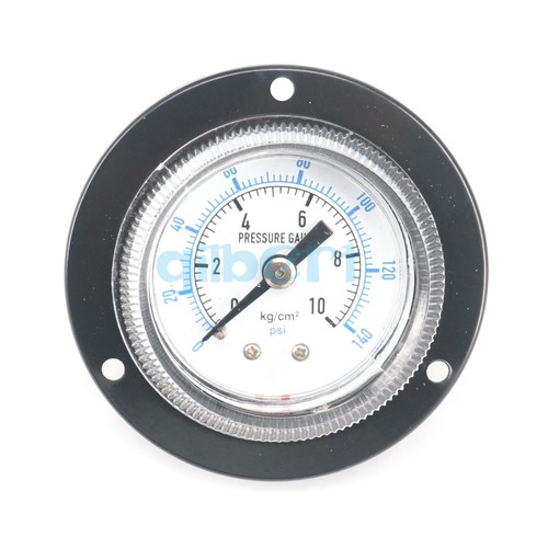 G1/8" 0-140 PSI Air Compressor Pressure Gauge 40mm Face Axial Mount With Edge - Picture 5 of 5