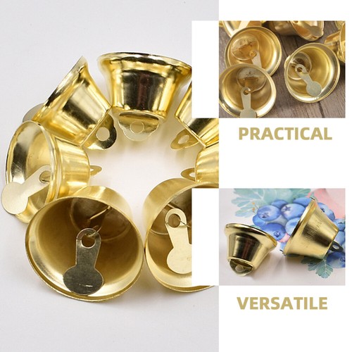 Set of 4 Trompetenglocke Baby Kleine Glöckchen Basteln Alte Glocken - Zdjęcie 8 z 12