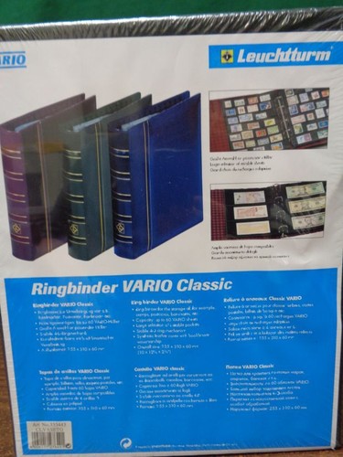 LIGHTHOUSE Vario Classic 4-Ring Mappe & Etui für Briefmarkensammelseiten NEU - Bild 2 von 5