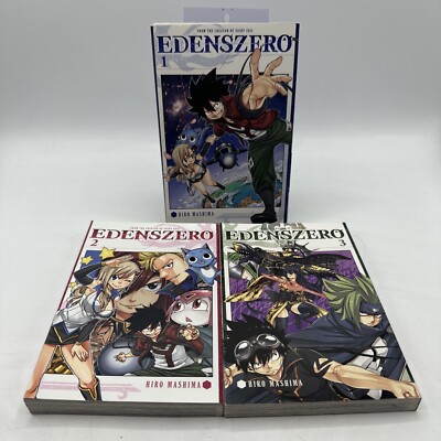 Edens Zero Manga Lot - Books 1-3 (1, 2, 3) - Hiro Mashima - Kodansha Comics