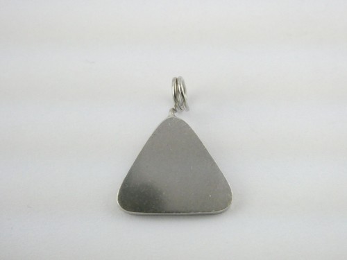 Colgante Brenda Schoenfeld México Plata de Ley Triangular Liso Dije 4.3g - Imagen 3 de 10