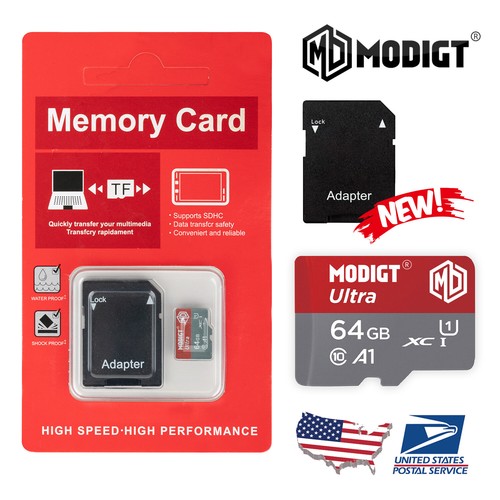 Lot MicroSD Memory Card Class 10 High Speed - 32GB 64GB 128GB 256GB + Adapter - Picture 20 of 31